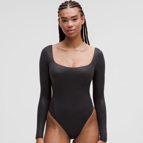 lululemon athletica Other - Wundermost ultra soft nulu square neck long sleeve body suit